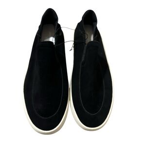 Staheekum Men's Black Flipside Loafers Black Suede Slip On Loafers New Shoes